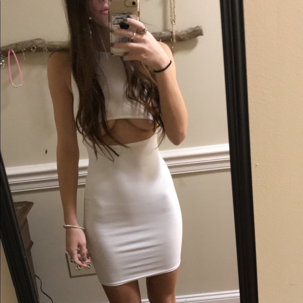 nasty gal cut out dress